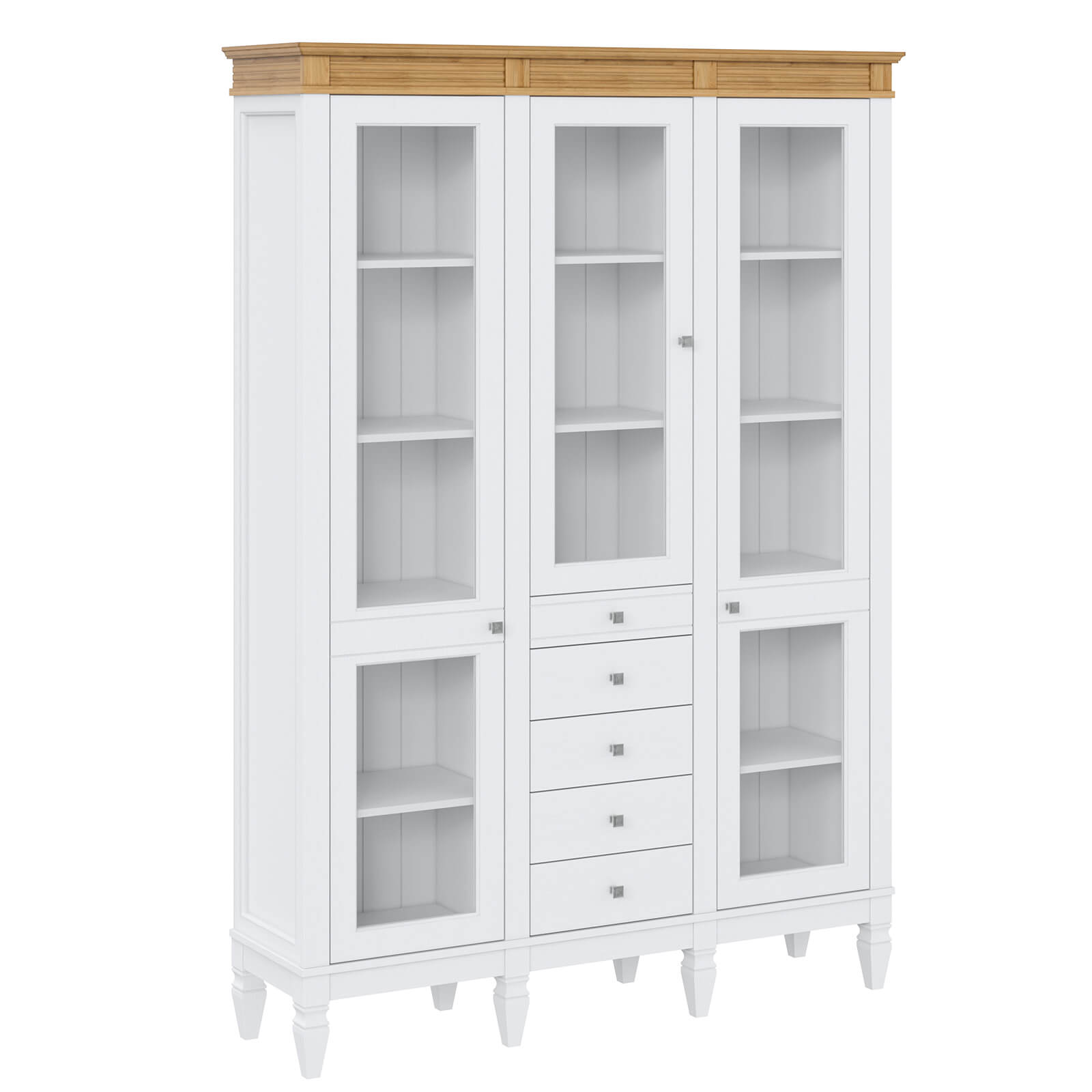 Стеллаж Ольса-321/014 Белый лак + антик №24 - картинка 1 Стеллаж Ольса-321/014 Белый лак + антик №24 - картинка 1