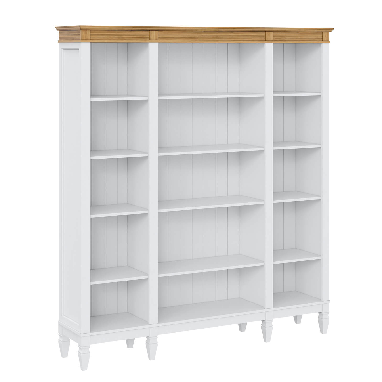 Стеллаж Ольса-400/000 Белый лак + антик №24 - картинка 1 Стеллаж Ольса-400/000 Белый лак + антик №24 - картинка 1