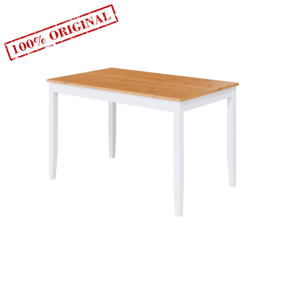 Стол 118x74 ЛЕРХАМН (ЛЫМ) белый/светло-коричневый 1 Стол 118x74 ЛЕРХАМН (ЛЫМ) белый/светло-коричневый 1