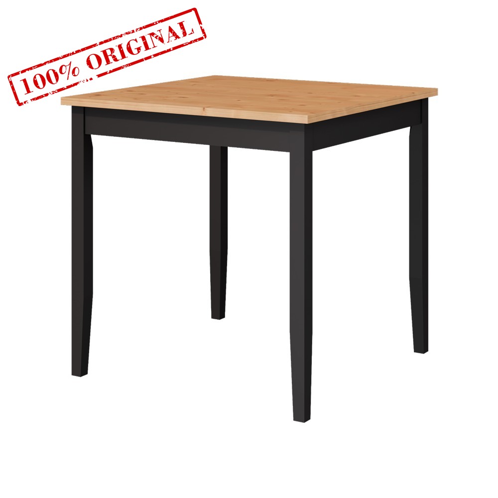 Стол 74x74 ЛЕРХАМН (ЛЫМ) черный/светло-коричневый 1 Стол 74x74 ЛЕРХАМН (ЛЫМ) черный/светло-коричневый 1