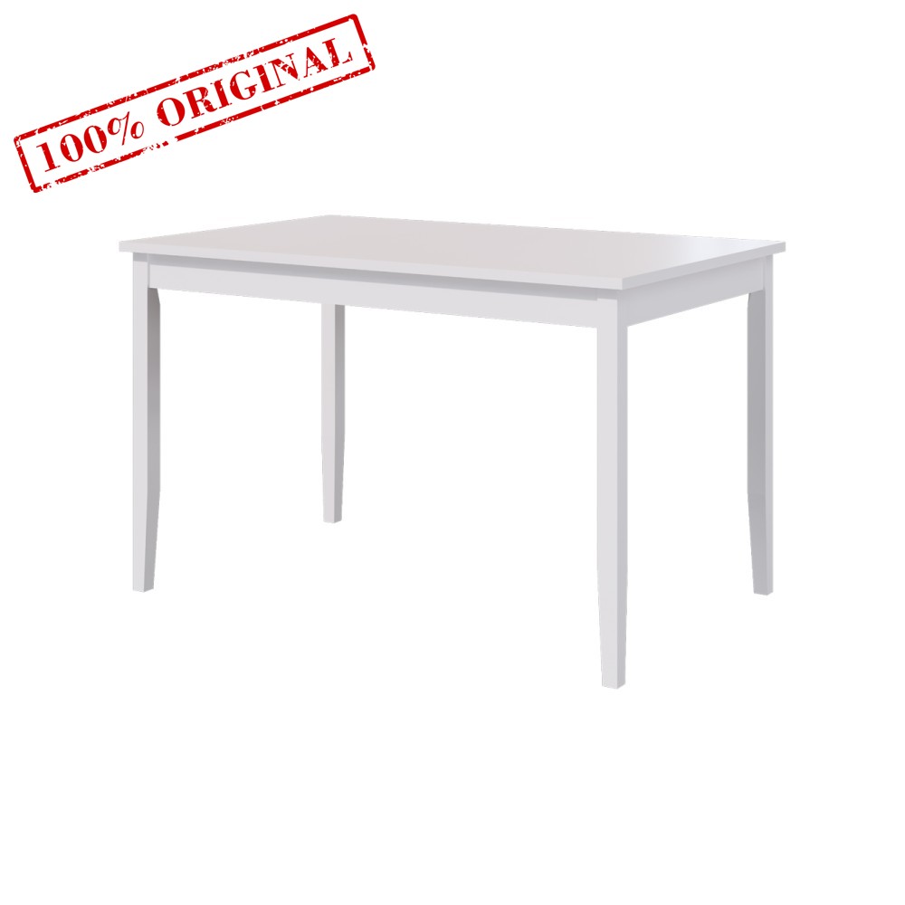 Стол обеденный 118x74 ЛЕРХАМН (ЛЫМ) белый - картинка 1 Стол обеденный 118x74 ЛЕРХАМН (ЛЫМ) белый - картинка 1