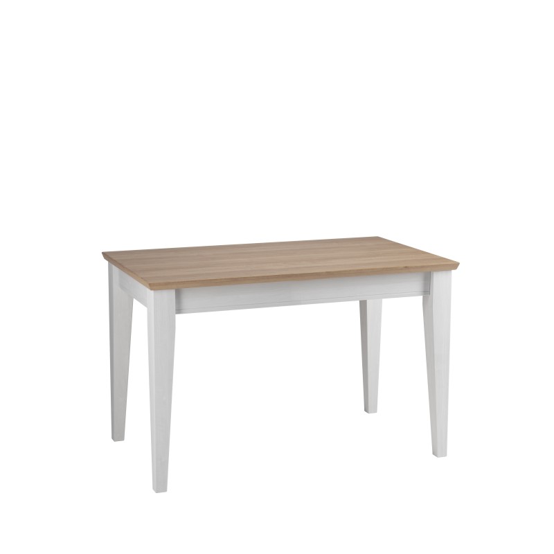 Стол обеденный 120 Сканди / Форест белый/антик массив сосны Стол обеденный 120 Сканди / Форест белый/антик-1