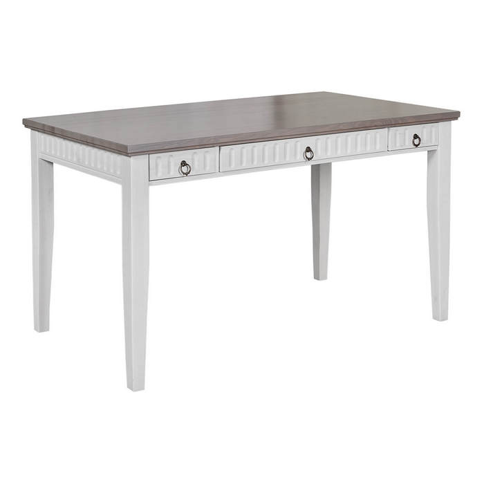 Стол письменный Хельсинки-03 Белый воск+серый - картинка 1 Стол письменный Хельсинки-03 Белый воск+серый - картинка 1