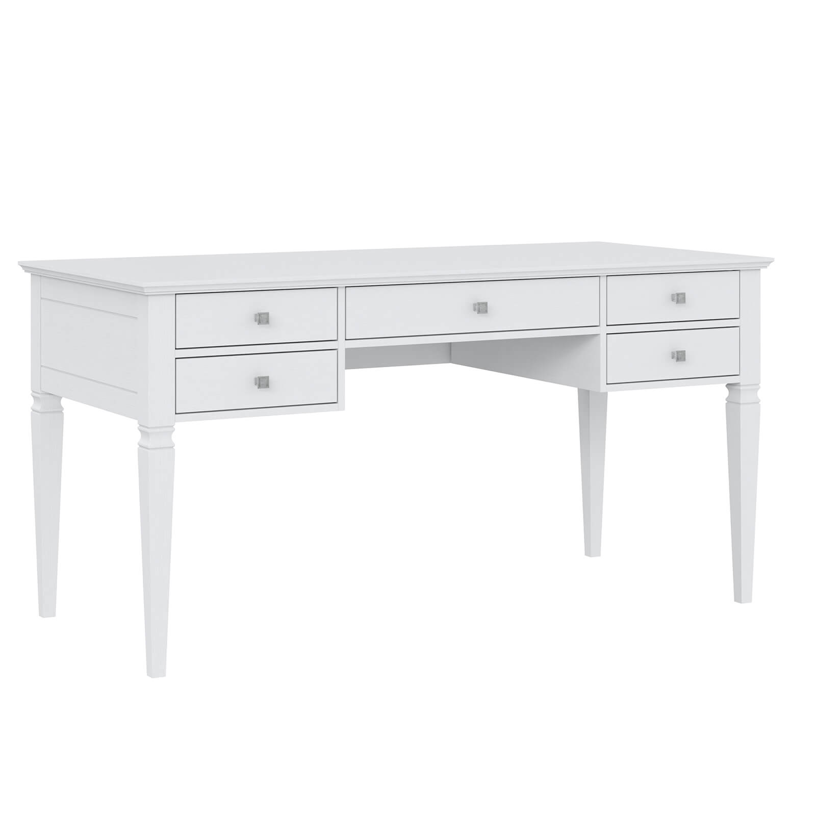 Стол письменный Ольса-005 Белый лак - картинка 1 Стол письменный Ольса-005 Белый лак - картинка 1