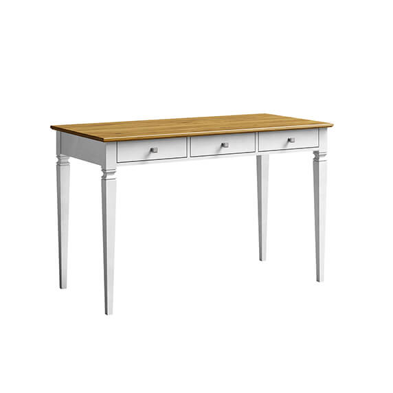 Стол письменный Ольса - С 003 белый лак/антик 24 купить в Москве Стол письменный Ольса - С 003 белый лак/антик 24 - картинка 1