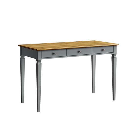 Стол письменный Ольса-С 003 серый №7042 + антик №24 купить в Москве Стол письменный Ольса-С 003 серый №7042 + антик №24 - картинка 1