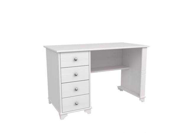 Стол письменный с ящиками Бейли белый воск Стол письменный с ящиками Бейли белый воск