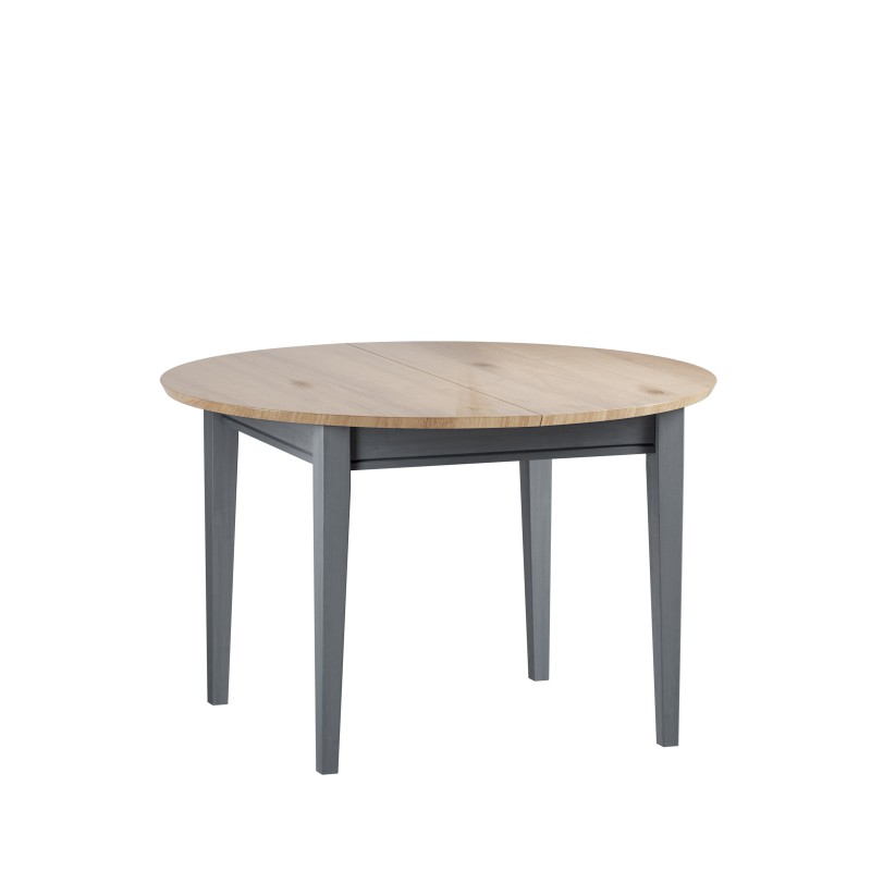 Стол Сканди/Форест D110/145 серый 7046/антик -рис.1 Стол Сканди/Форест D110/145 серый 7046/антик -рис.1