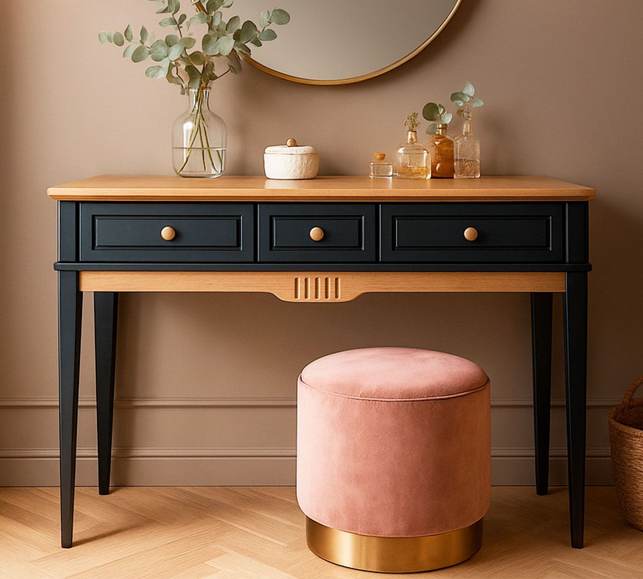 Стол туалетный 120 Пенни блэк/антик 24 купить в Москве Стол туалетный 120 Пенни блэк/антик 24 картинка 1