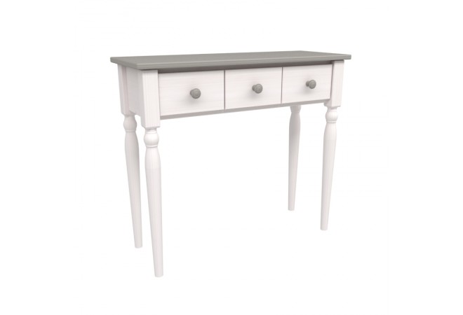 Стол туалетный Консолеа белый воск/антрацит Стол туалетный Консолеа белый воск/антрацит