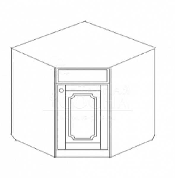 тумба угловая 84 - панель тумба угловая 84 - панель