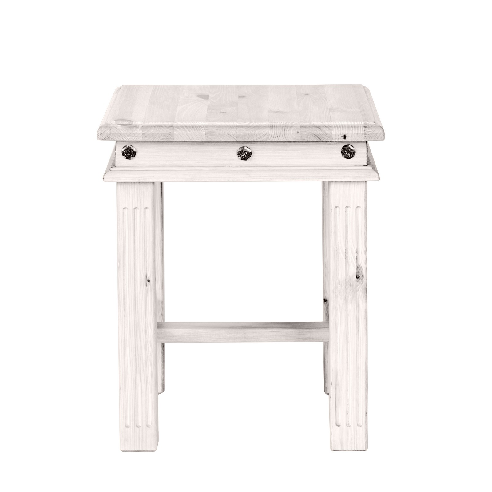 деревянный Табурет Викинг БЕЛЫЙ ВОСК купить в Москве Табурет Викинг БЕЛЫЙ ВОСК картинка 1