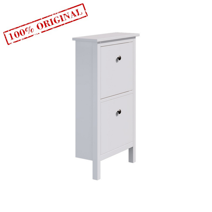 Тумба для обуви 2 ящика ХЕМНЭС (Россия) Белый - картинка 1 Тумба для обуви 2 ящика ХЕМНЭС (Россия) Белый - картинка 1