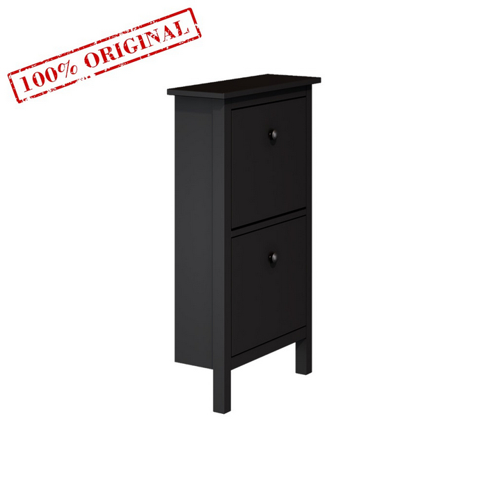 Тумба для обуви 2 ящика ХЕМНЭС (Россия) венге - картинка 1 Тумба для обуви 2 ящика ХЕМНЭС (Россия) венге - картинка 1