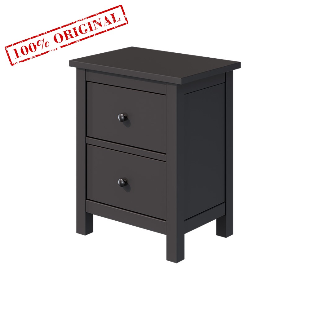 Тумба прикроватная 2 ящика ХЕМНЭС оригинал (Россия) венге 1 Тумба прикроватная 2 ящика ХЕМНЭС оригинал (Россия) венге 1