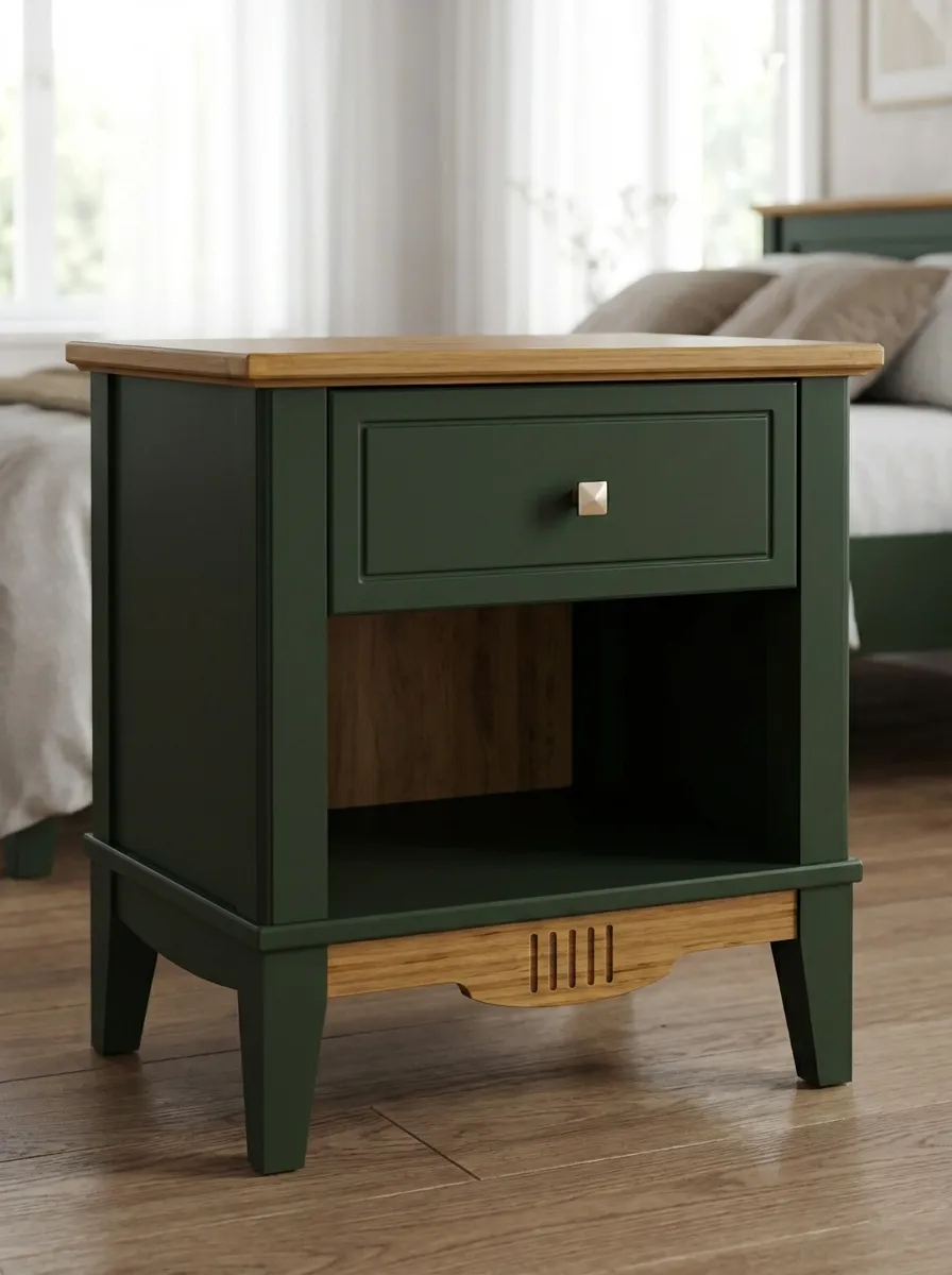 Тумба прикроватная NN Пенни грин 6020/антик 24 картинка 1 Тумба прикроватная NN Пенни грин 6020/антик 24 картинка 1