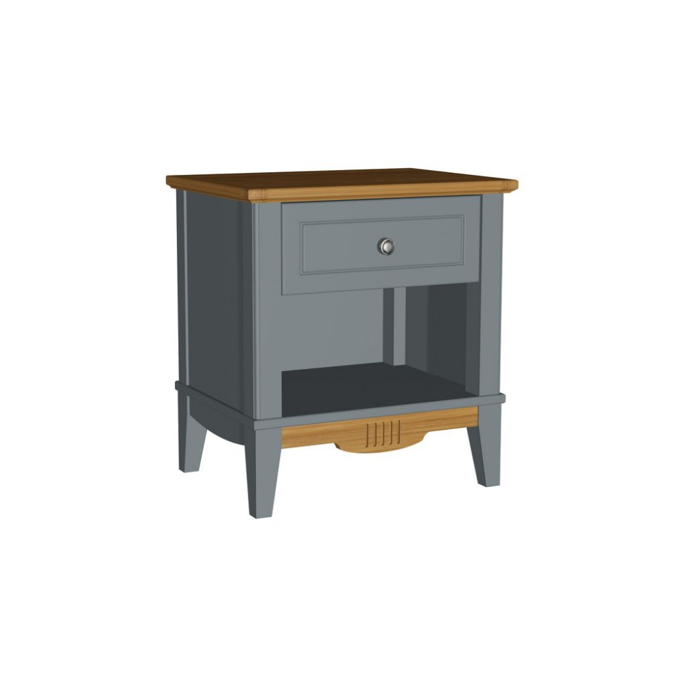 Тумба прикроватная Пенни серый 7046/антик 24 купить в Москве Тумба прикроватная Пенни серый 7046/антик 24 картинка 1
