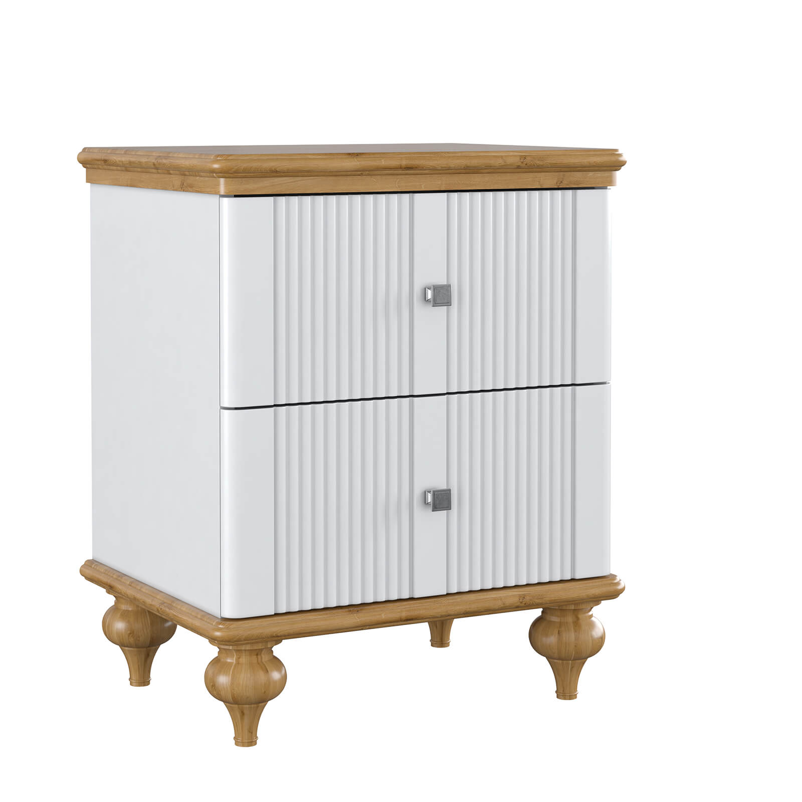 Тумба прикроватная Рандеву 02 (белый лак/антик-24) фото Тумба прикроватная Рандеву 02 (белый лак/антик-24) фото