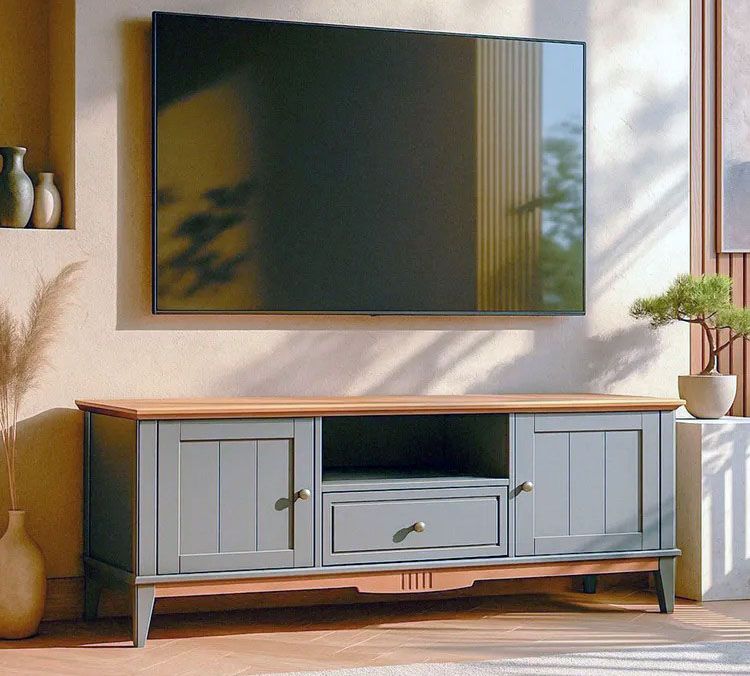 Тумба ТВ 1600 Пенни серый 7046/антик 24 купить в Москве Тумба ТВ 1600 Пенни серый 7046/антик 24 картинка 1