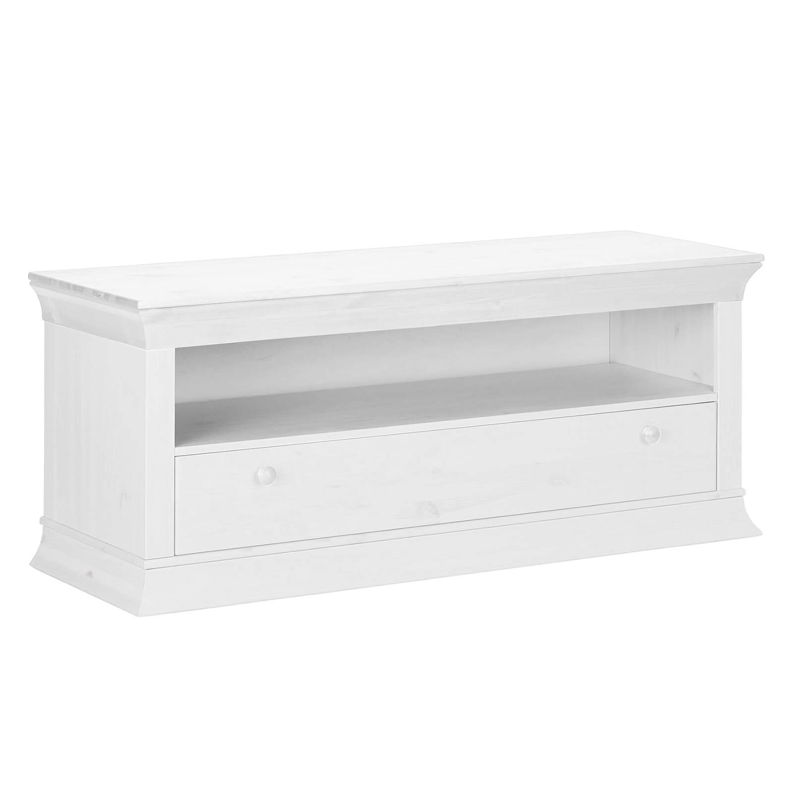 Тумба ТВ Бостон-01 белый воск - картинка 1 Тумба ТВ Бостон-01 белый воск - картинка 1