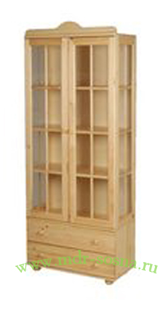 Витрина мд 617 из сосны Витрина мд 617 из сосны